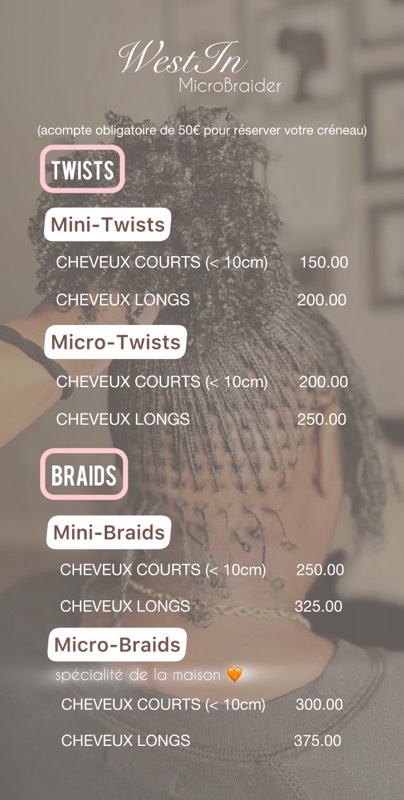 WestIn MicroBraider | Départ de Locks à Domicile