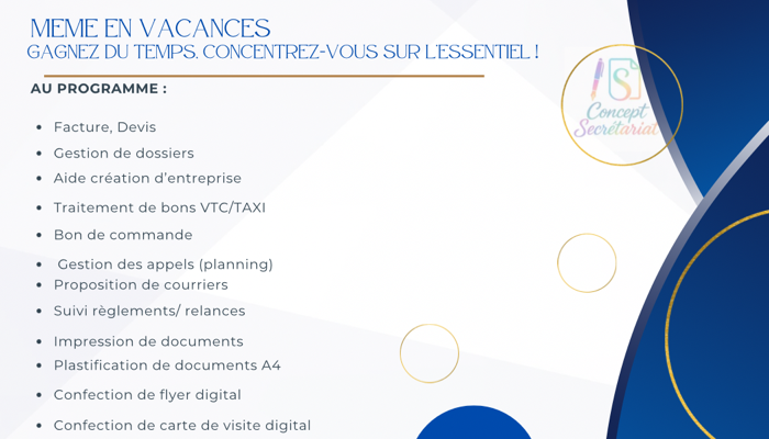 CONCEPT SECRÉTARIAT