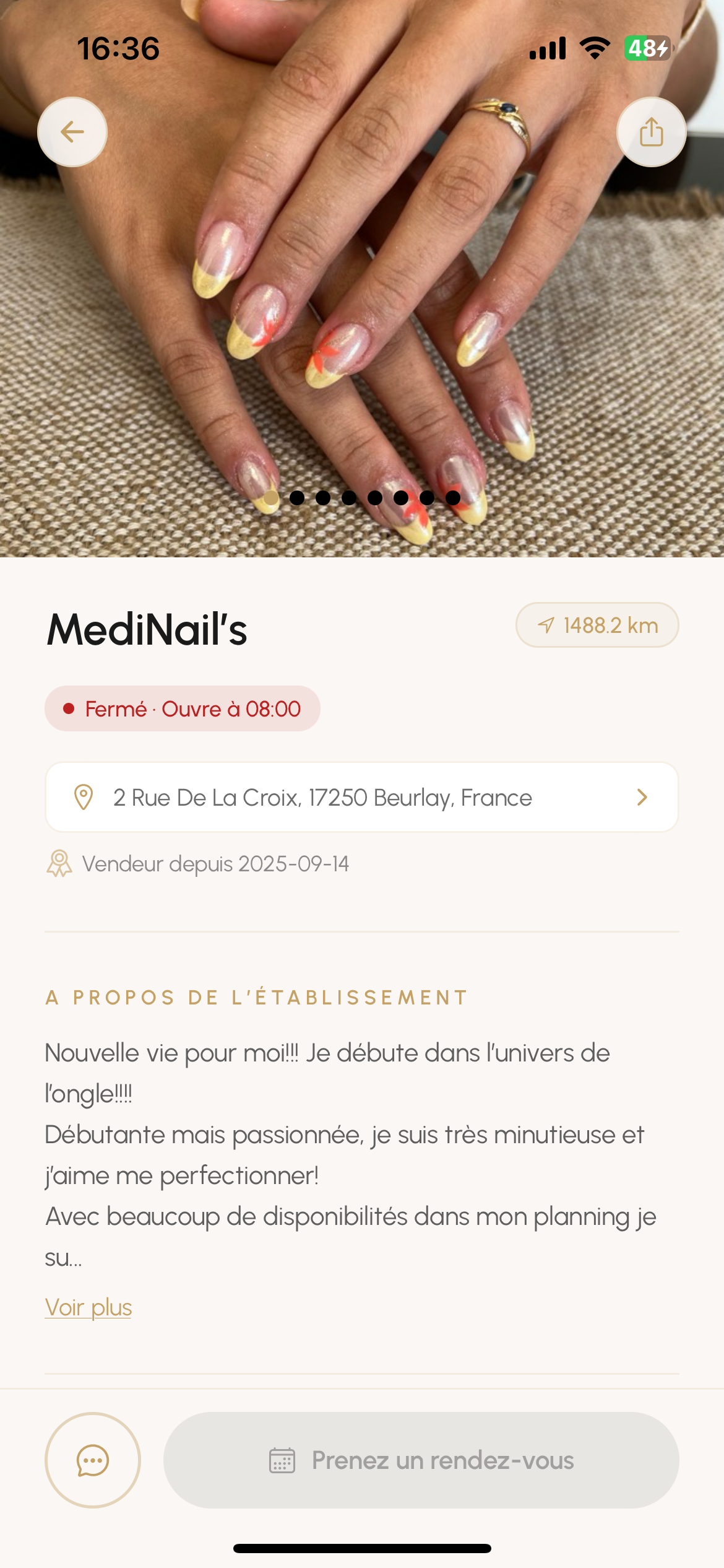 VAYBA App - Établissement